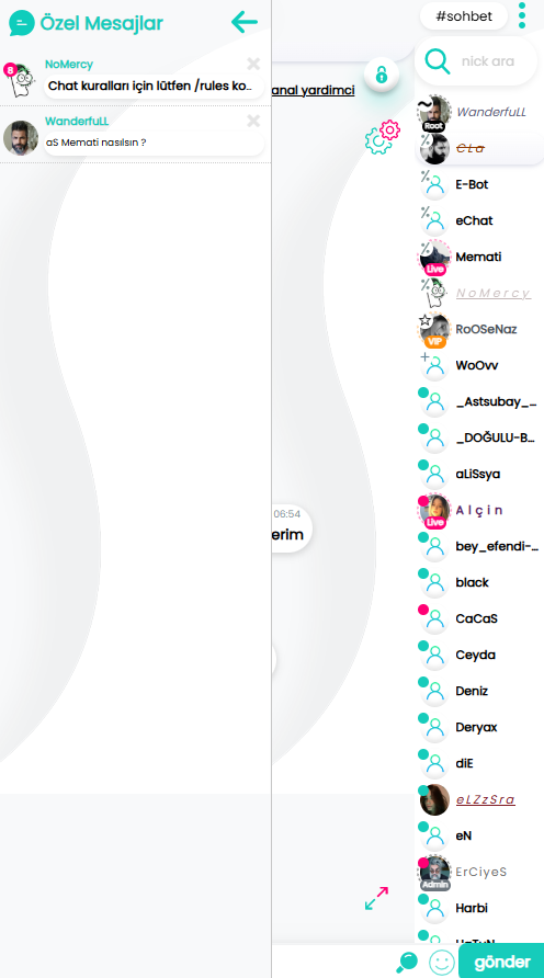 WoChat - G�r�nt�l� Sesli Profil Resimli Chat Sohbet Appleti